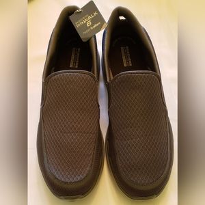 Skechers Go Walk 6 Elastic Stretch Slip On Size Men's 16 Color Charcoal